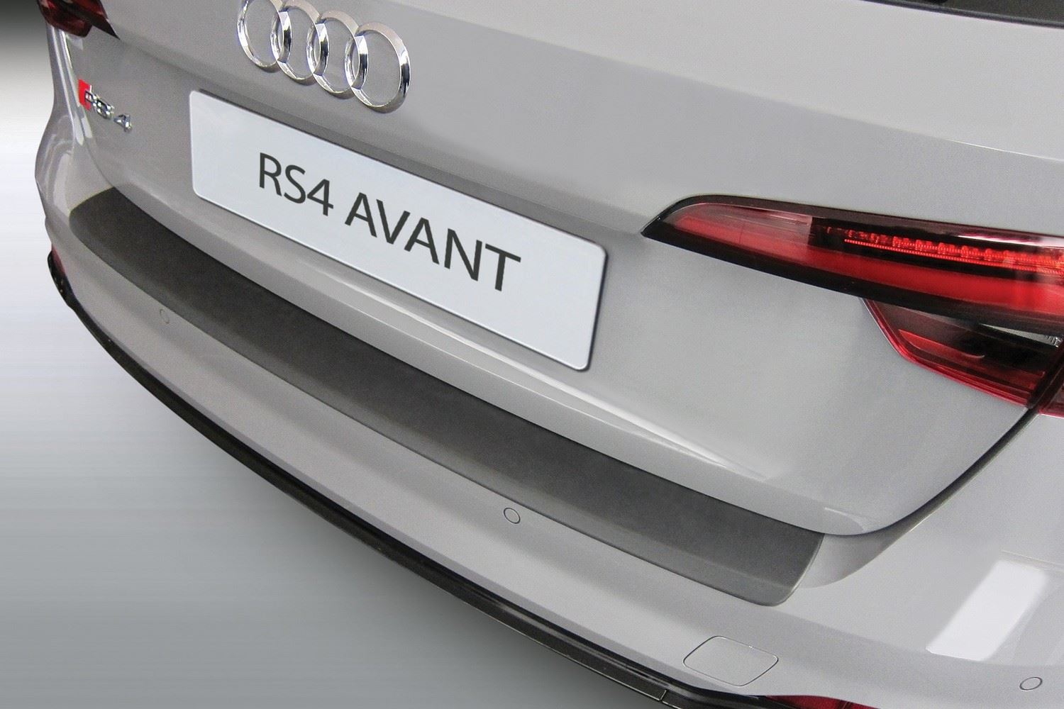 Rear bumper protector Audi A4 Avant (B9) stainless steel - Strong
