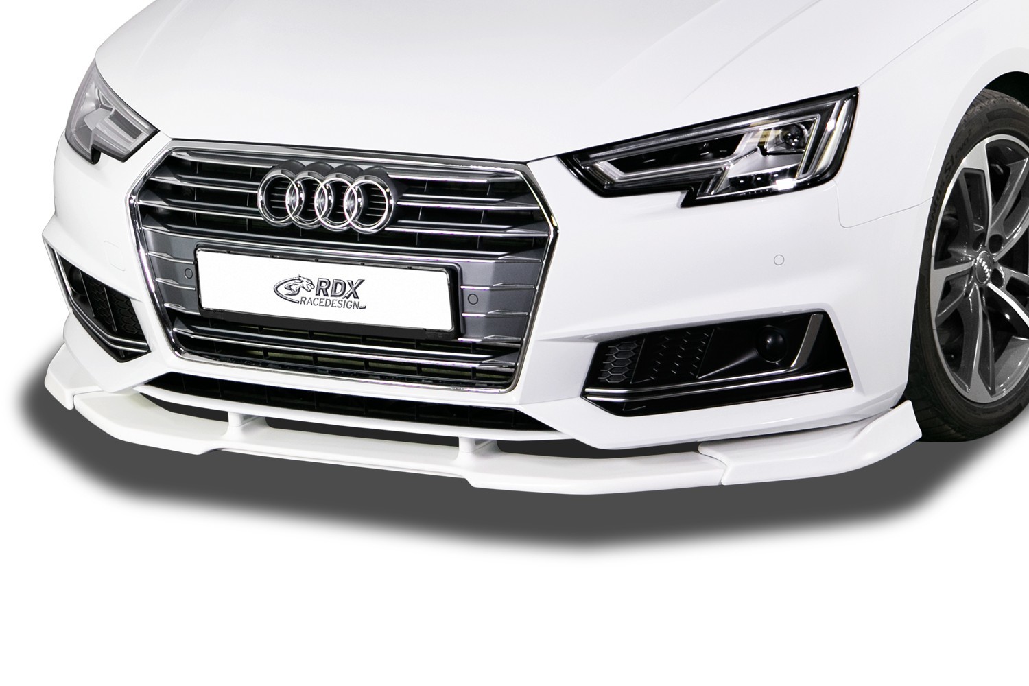 Voorspoiler geschikt voor Audi A4 (B9) 2019-heden 4-deurs sedan Vario-X PU