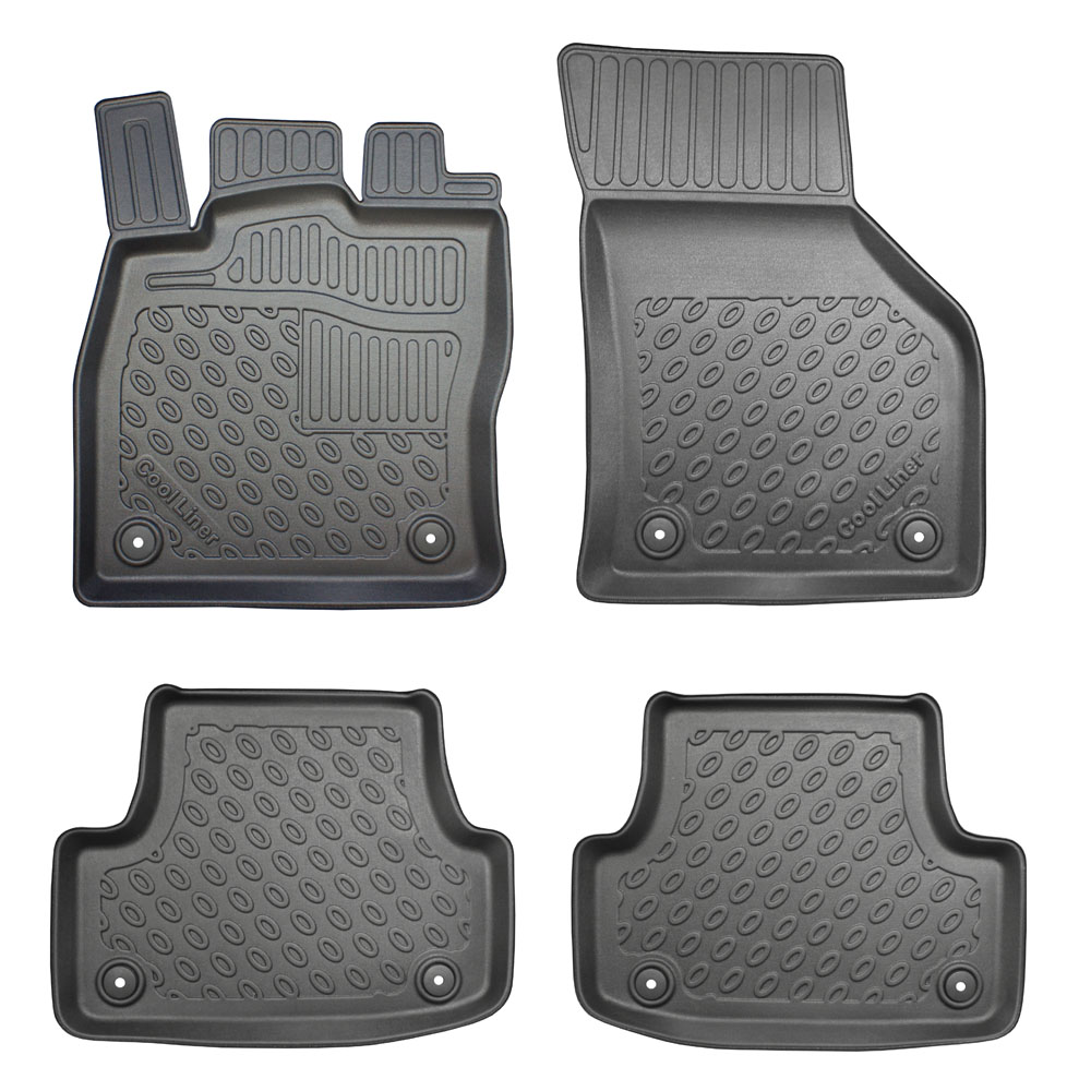 Alfombrillas delanteras y traseras (2 partes) Luxmat® a medida Audi A3 8V -  Softmat 4 colores de moqueta bucle