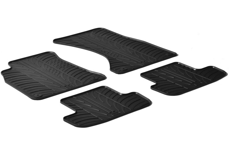 Fußmatten passend für Audi A5 Coupé (8T3) 2008-2016 Rubbasol Gummi