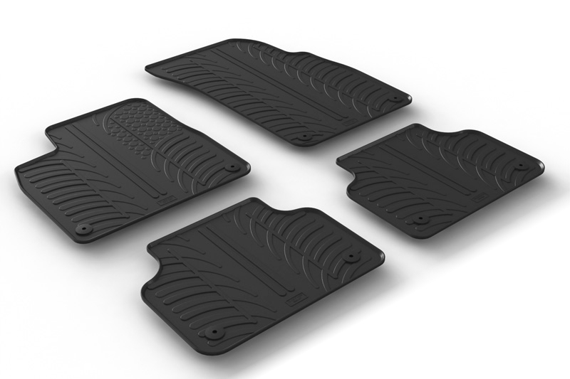 Tapis convient à Audi Q7 (4M) 2015-présent caoutchouc Rubbasol