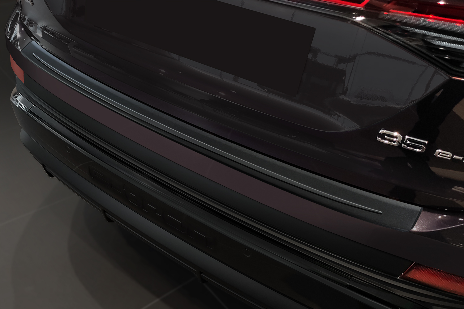 Ladekantenschutz passend für Audi Q8 e-tron (GE) 2022-heute Edelstahl mattschwarz