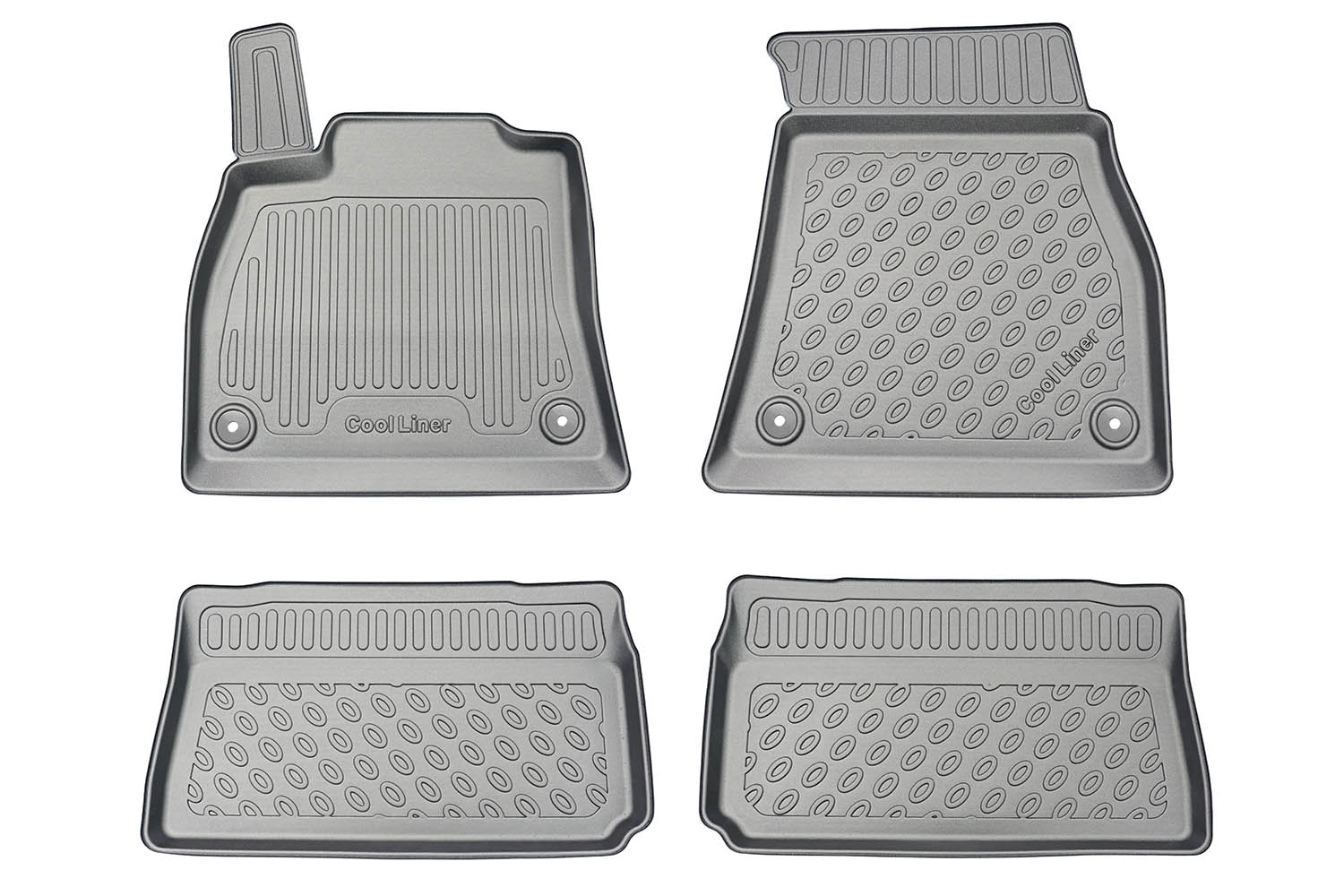 Tapis convient à Audi Q8 e-tron (GE) 2022-présent Cool Liner PE/TPE caoutchouc Tapis convient à Audi Q8 e-tron (GE) 2022-présent Cool Liner PE/TPE caoutchouc