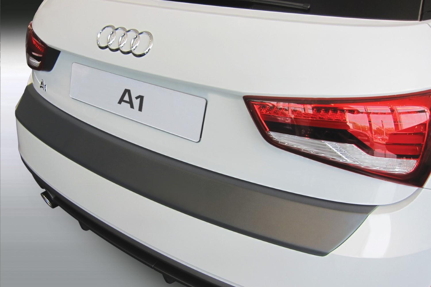 Bumperbeschermer geschikt voor Audi A1 (8X) 2015-2018 3 & 5-deurs hatchback ABS - matzwart