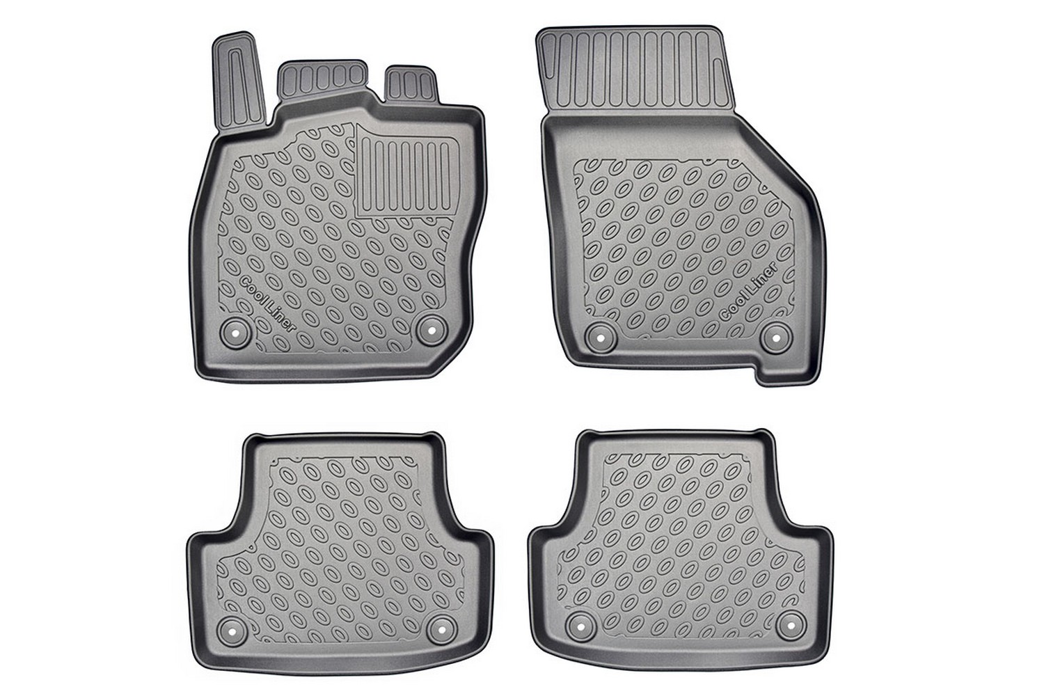 Alfombrillas compatibles con Audi A3 Sportback (8Y) 2020-presente 5 puertas Cool Liner caucho PE/TPE