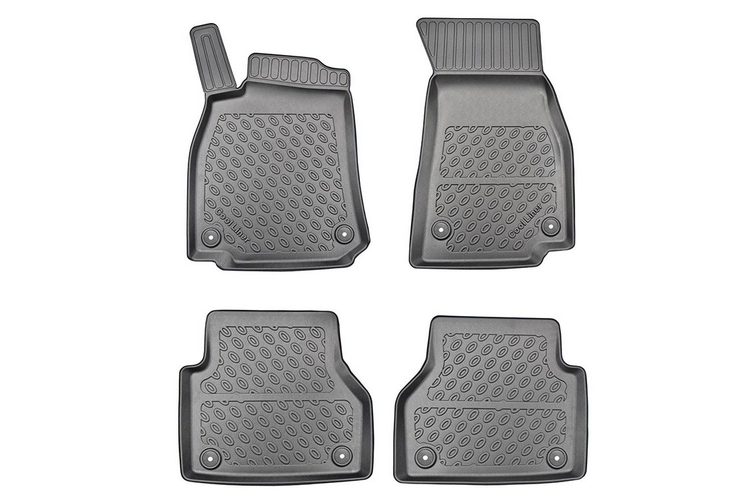 Car mats suitable for Audi A6 (C8) 2018-2025 4-door saloon Cool Liner PE/TPE rubber Car mats suitable for Audi A6 (C8) 2018-2025 4-door saloon Cool Liner PE/TPE rubber