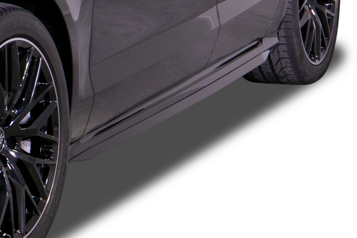 Side skirts Audi A8 (D4) 2010-2017 4-door saloon &#34;Slim&#34; ABS