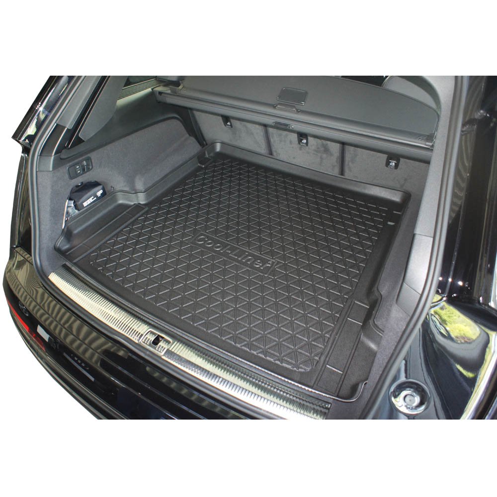 Tapis de coffre Audi Q7 (4M) 2015-présent Cool Liner antidérapant PE/TPE caoutchouc