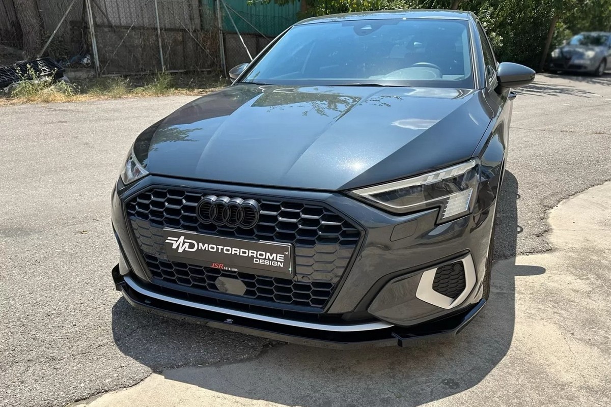 Spoiler avant convient à Audi A3 Sportback (8Y) 2020-présent 5 portes bicorps ABS