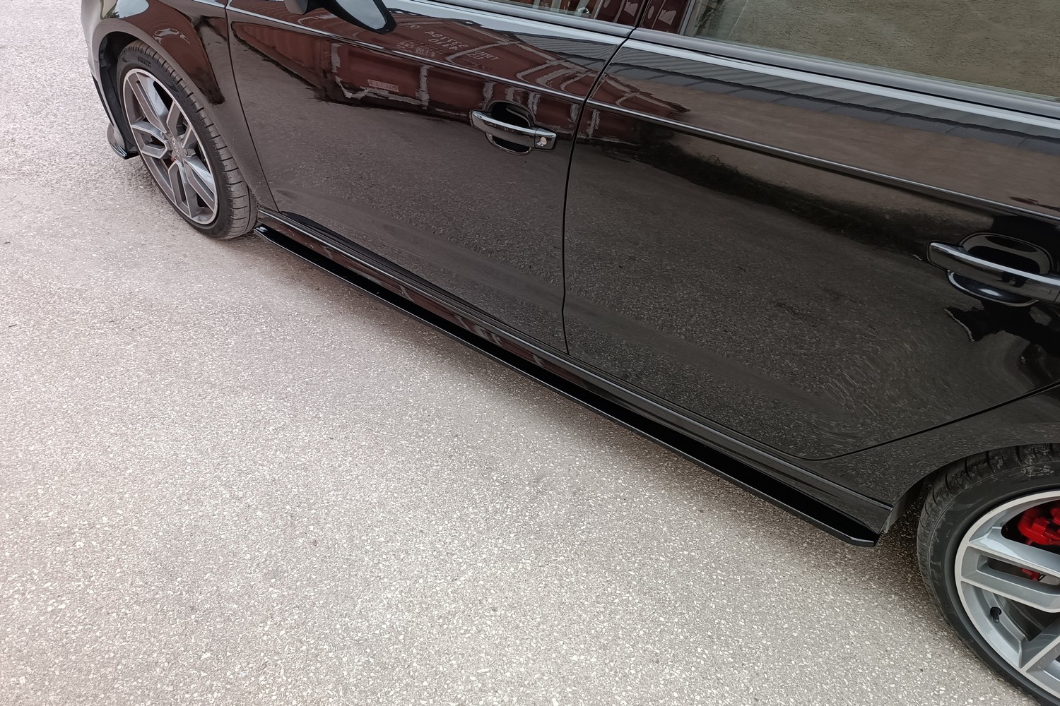 Jupes latérales convient à Audi A3 Sportback (8V) 2016-2020 5 portes bicorps ABS