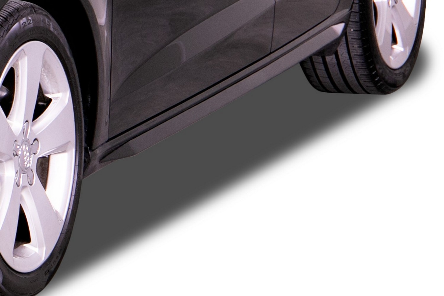 Jupes latérales convient à Audi A3 Sportback (8V) 2012-2020 5 portes bicorps &#34;Slim&#34; ABS