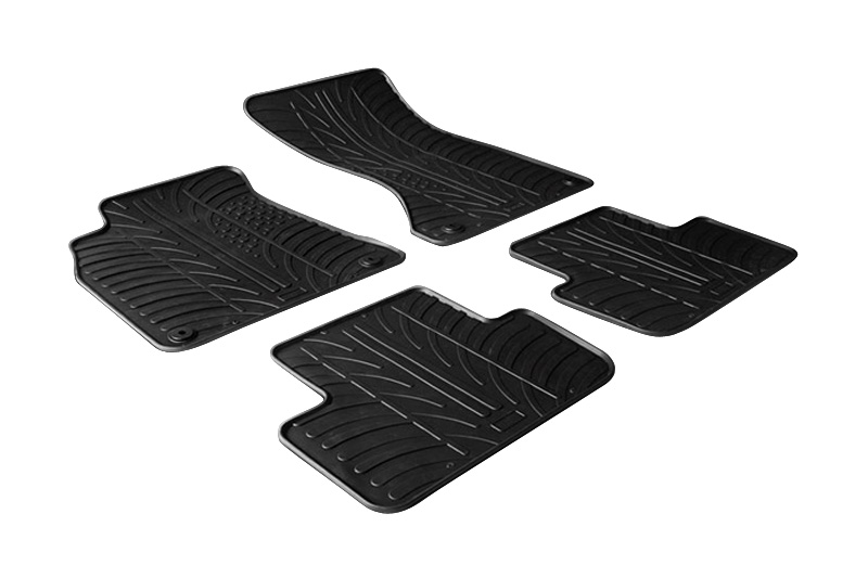 Audi A4 B8 2008-2015 DELUXE Fitted Rubber Car Mats Black Set