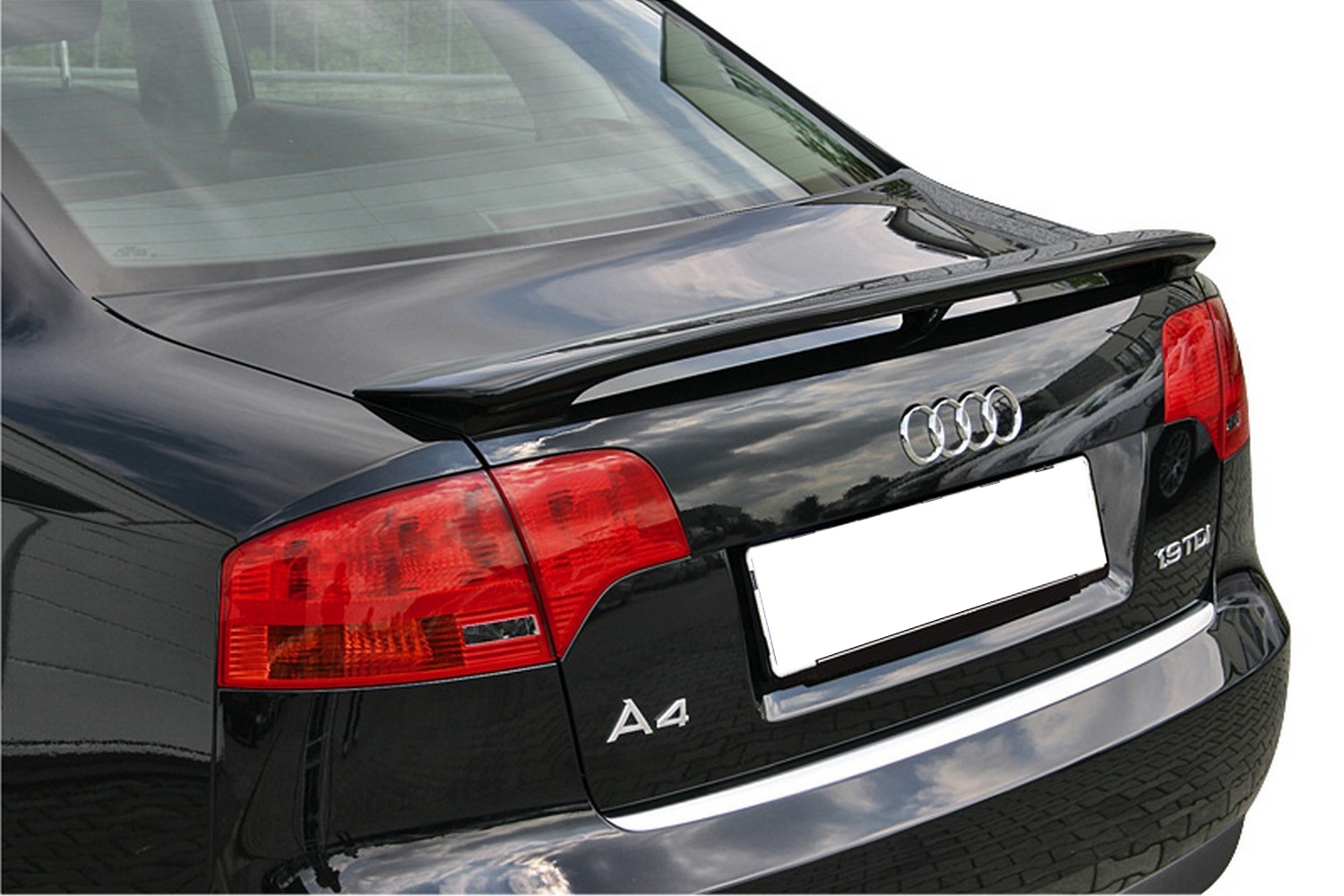 Boot spoiler Audi A4 (B7) 2004-2008 4-door saloon