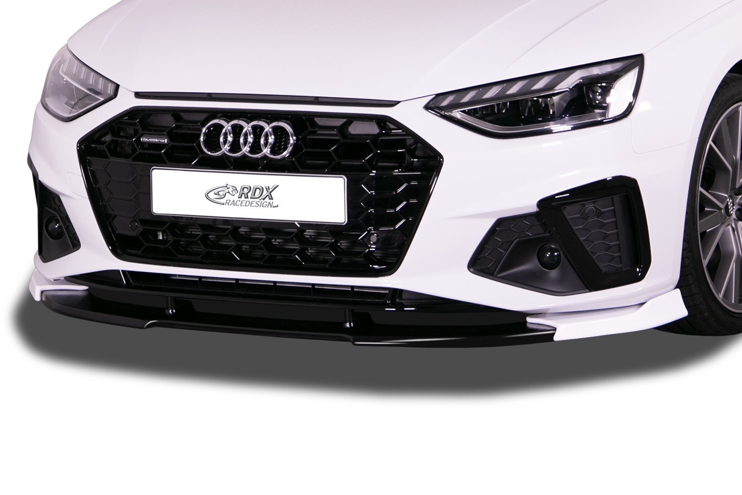 Voorspoiler geschikt voor Audi A4 Avant (B9) 2019-heden wagon Vario-X PU