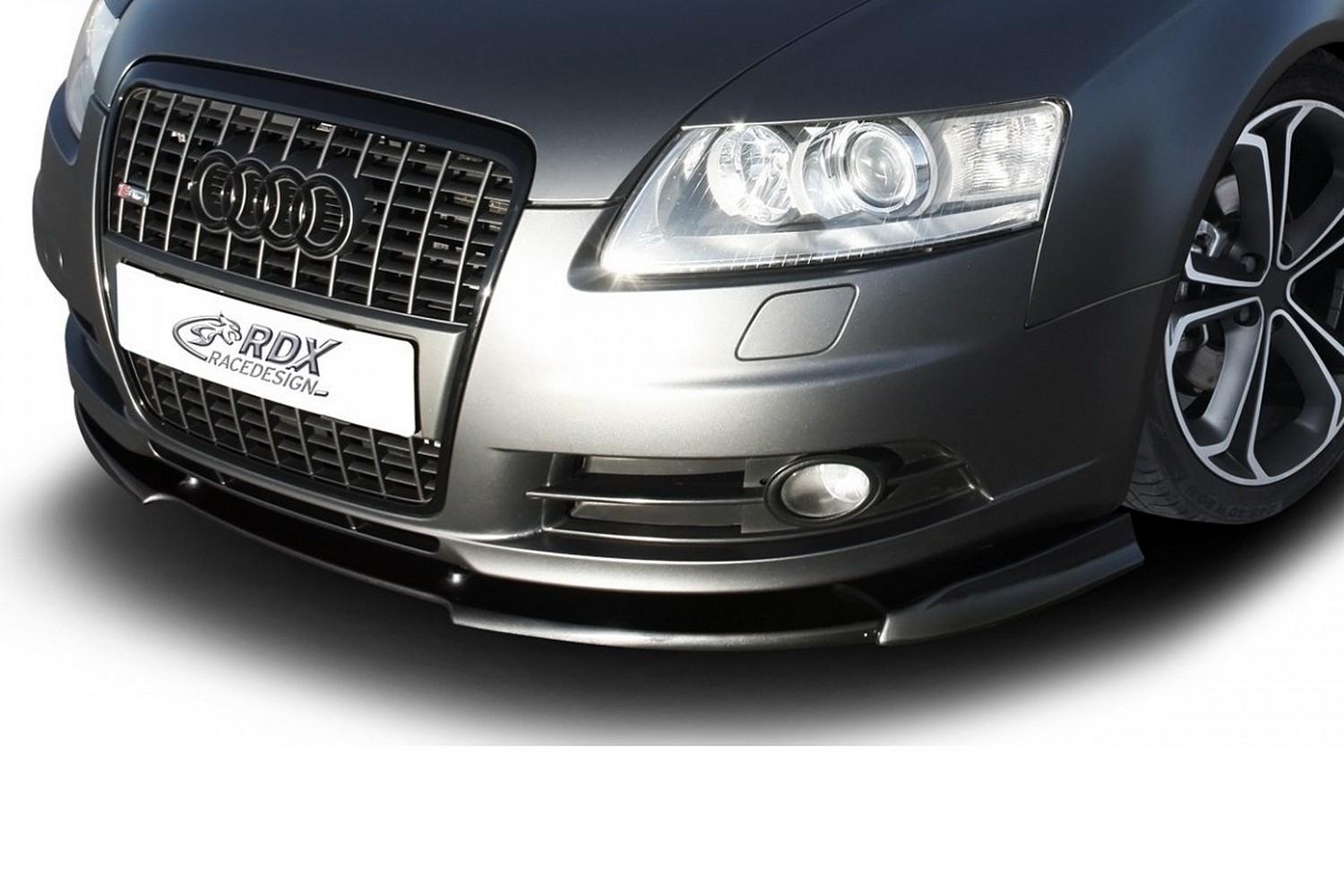 Voorspoiler geschikt voor Audi A6 Avant (C6) 2005-2008 wagon Vario-X PU