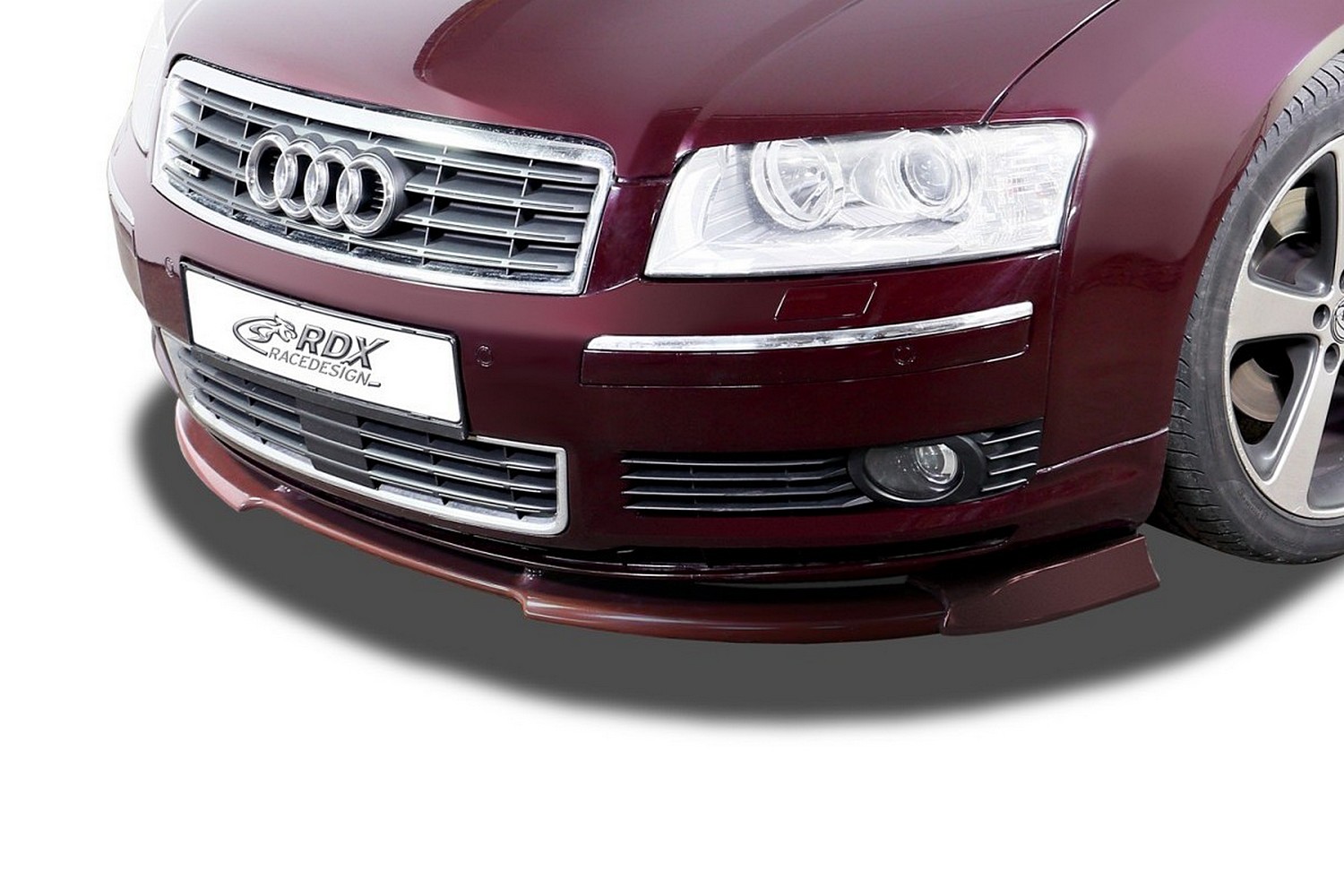 Front spoiler suitable for Audi A8 (D3) 2002-2005 4-door saloon Vario-X PU