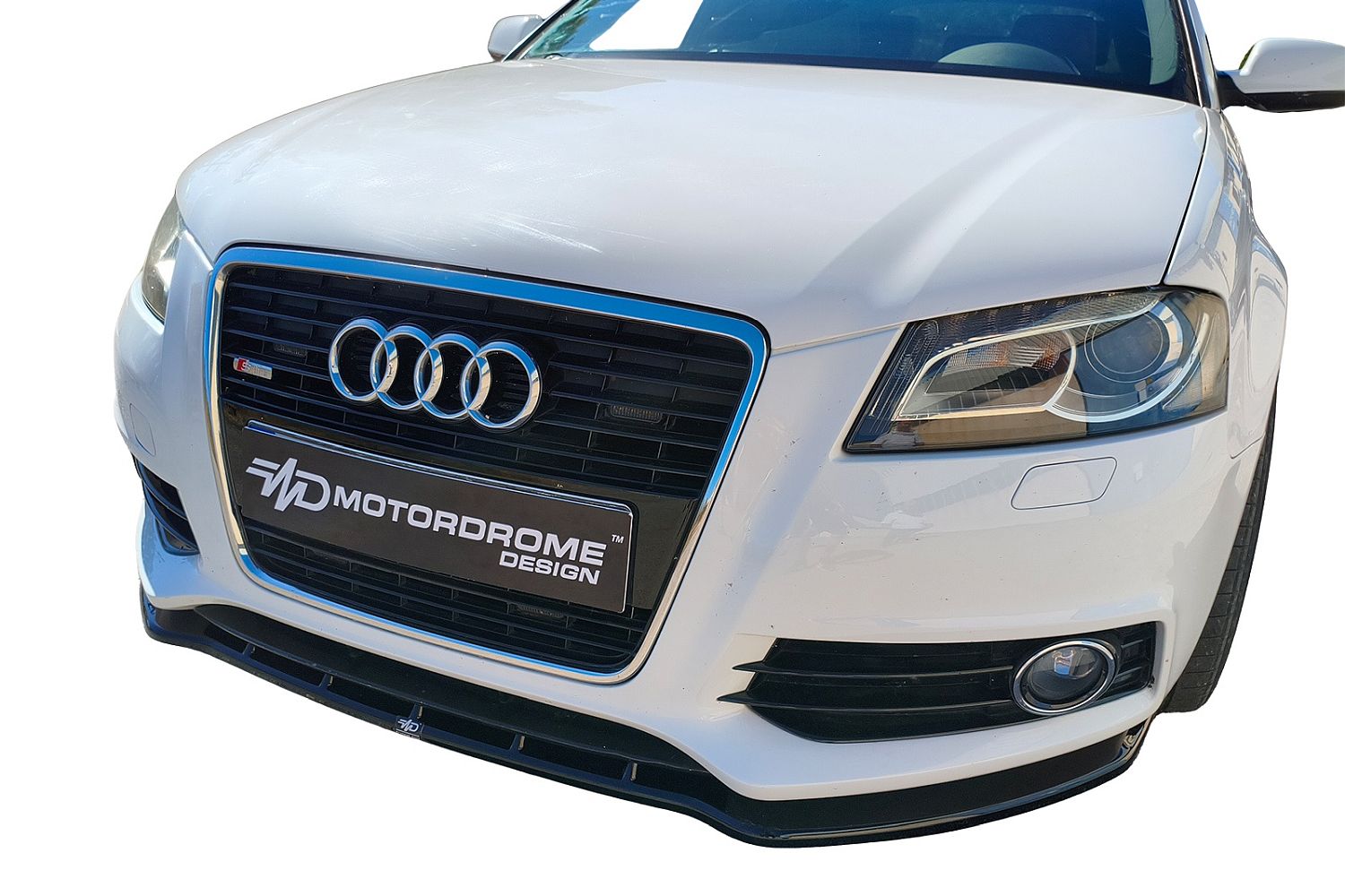 Front spoiler suitable for Audi A3 (8P) 2008-2012 5-door hatchback ABS - painted (2)