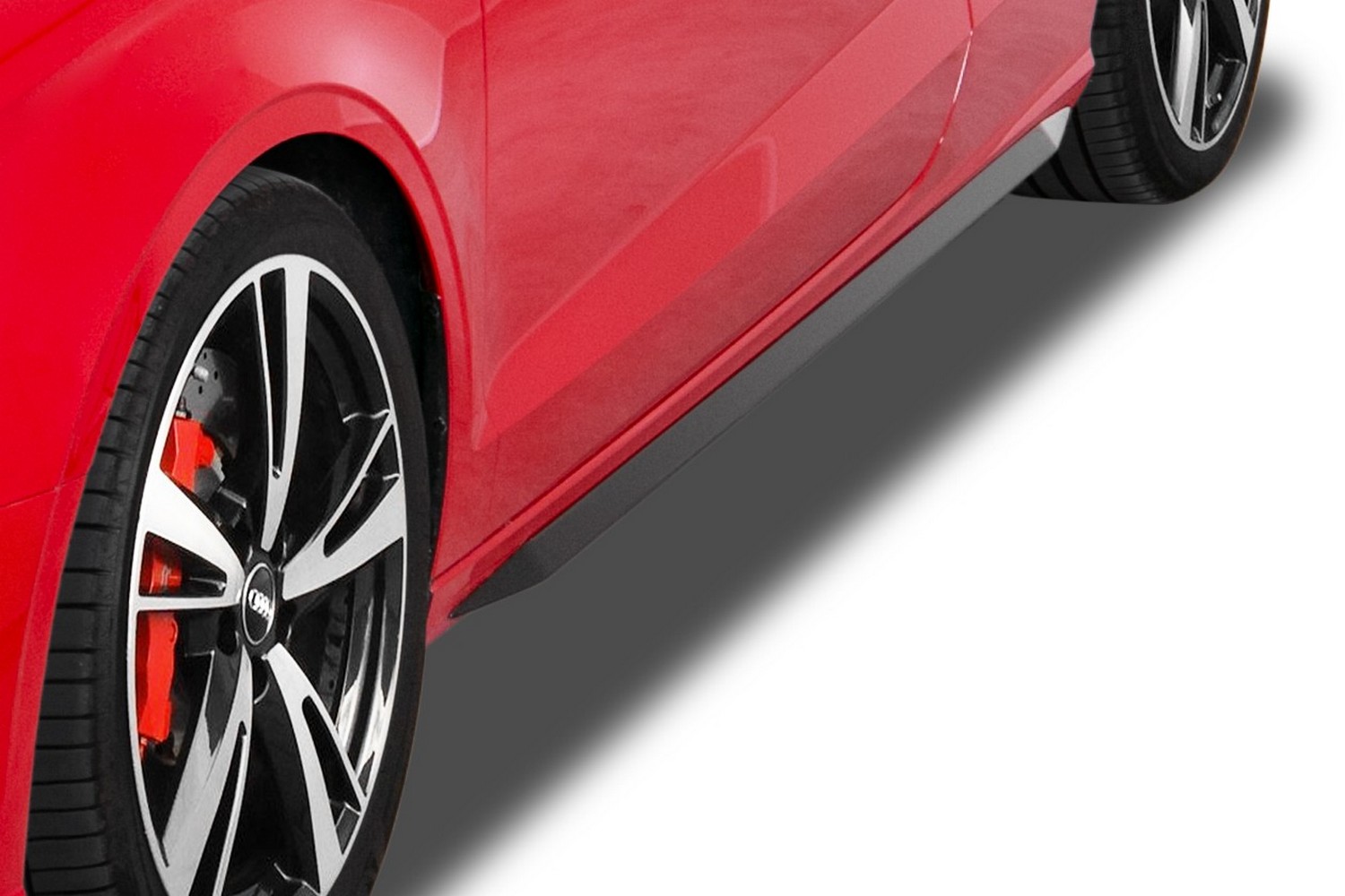 Sideskirts geschikt voor Audi A3 Cabriolet (8V) 2012-2020 &#34;Slim&#34; ABS