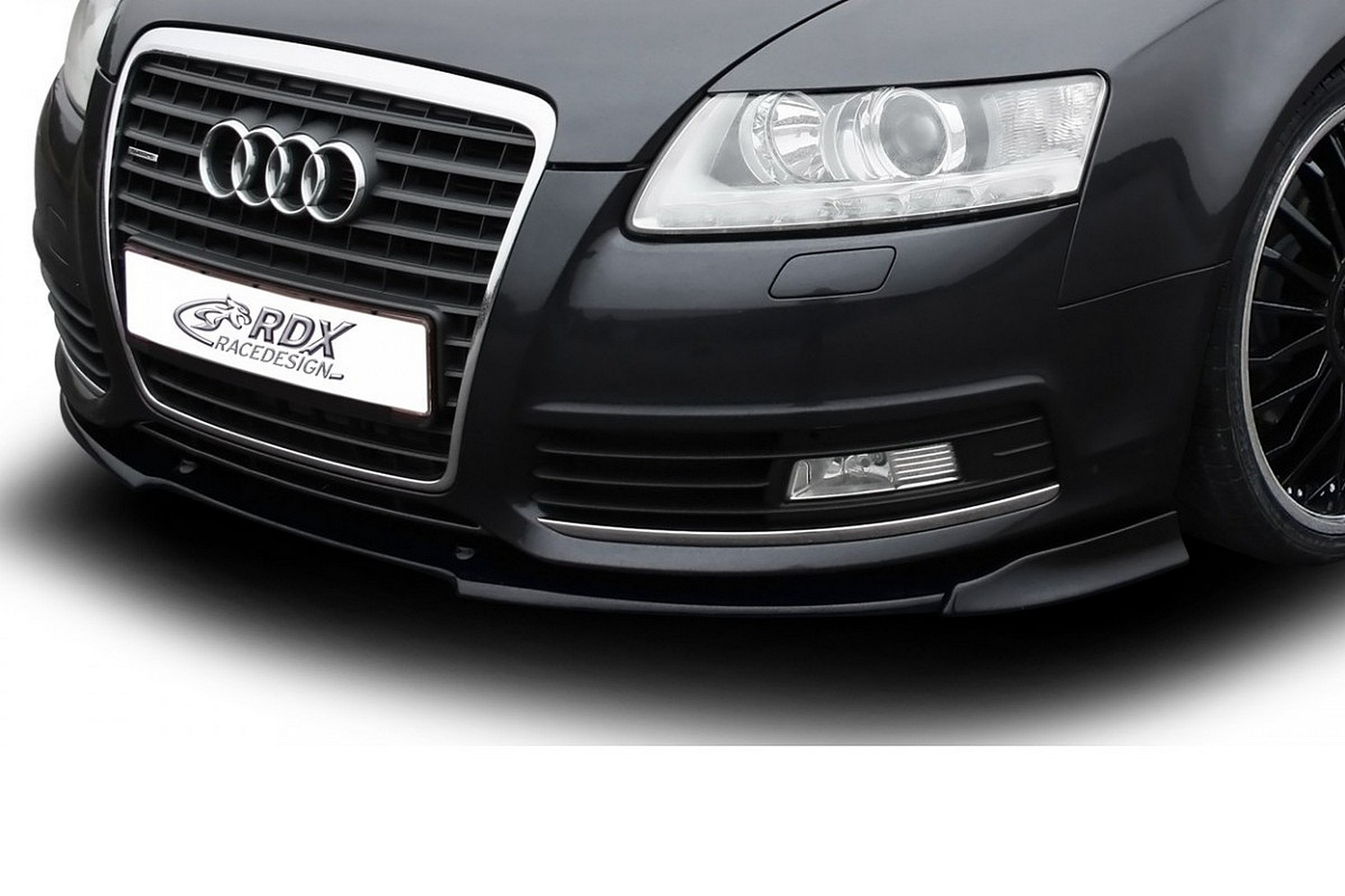 Voorspoiler geschikt voor Audi A6 Avant (C6) 2008-2011 wagon Vario-X PU