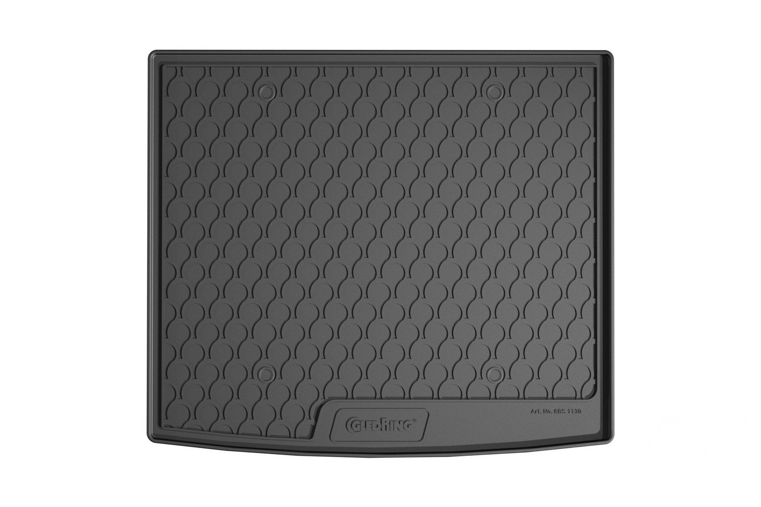Boot mat suitable for Audi Q3 (FJ) 2025-present anti slip Rubbasol rubber