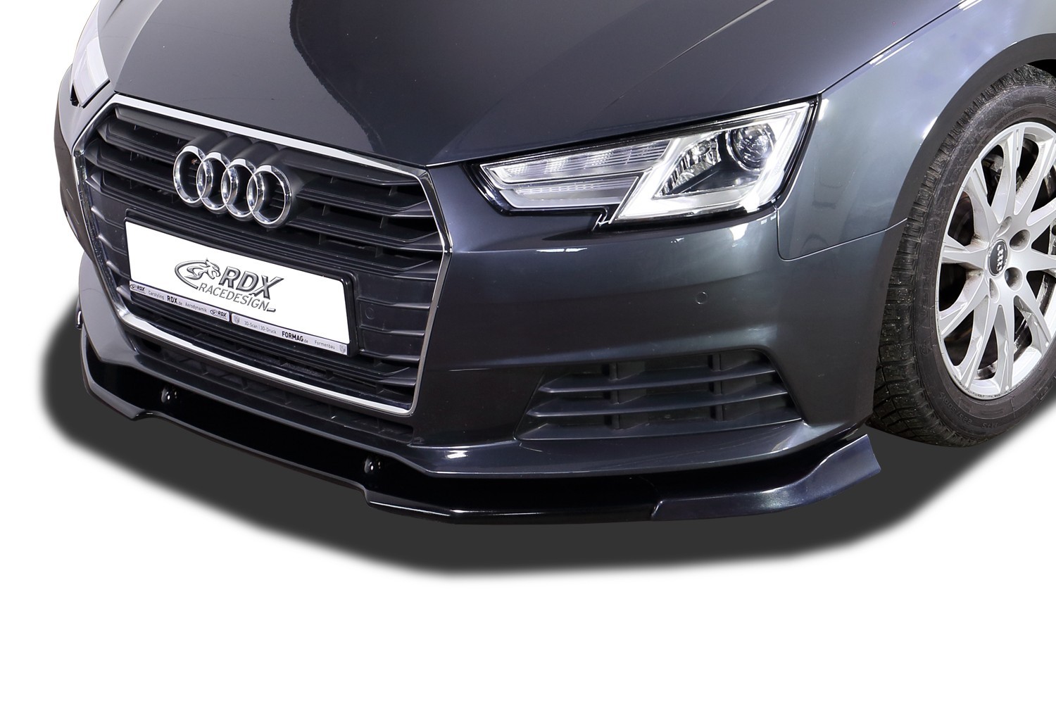 Voorspoiler geschikt voor Audi A4 (B9) 2015-2019 4-deurs sedan Vario-X PU