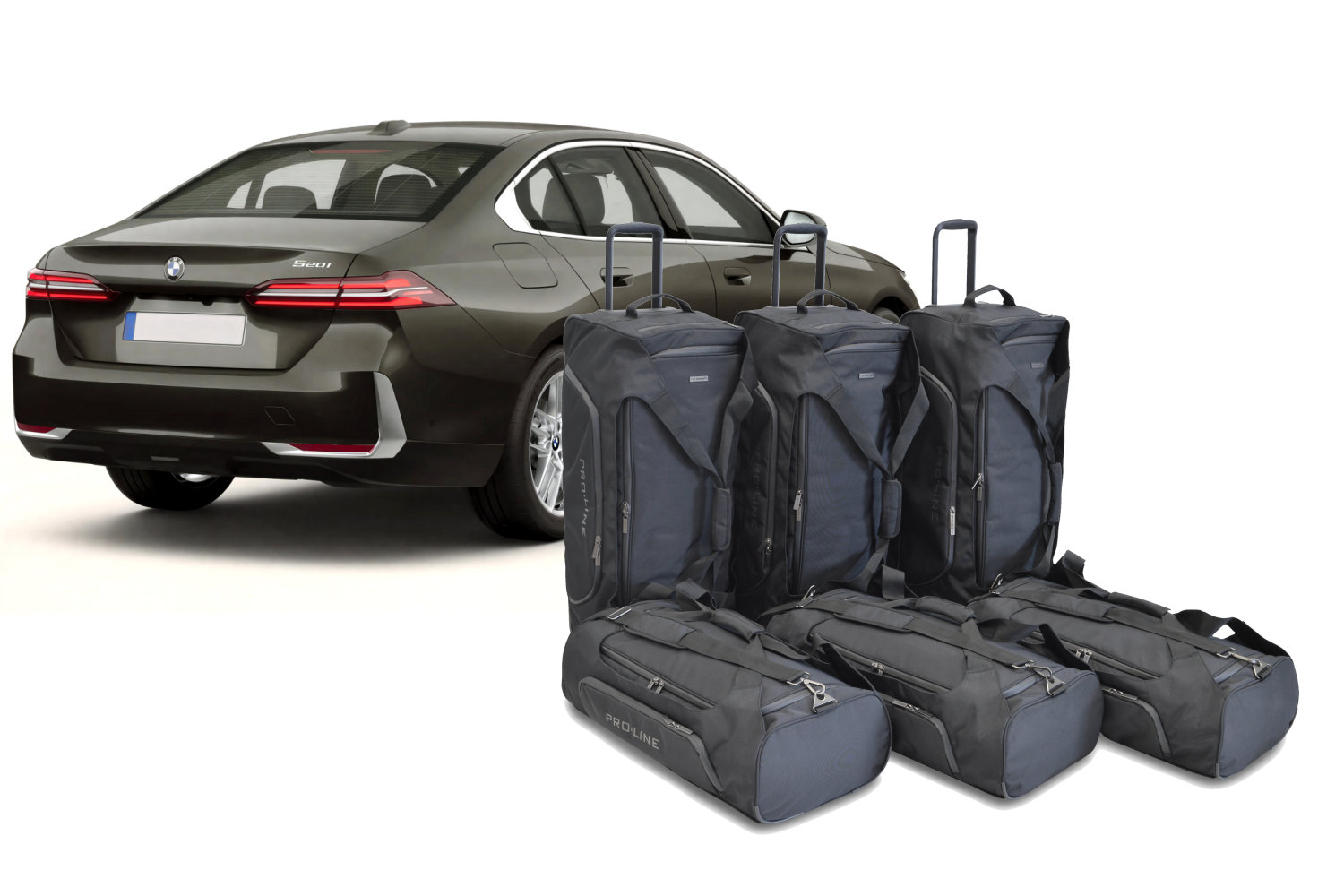 Travel bag set suitable for BMW 5 Series (G60) 2023-present 4-door saloon Pro.Line