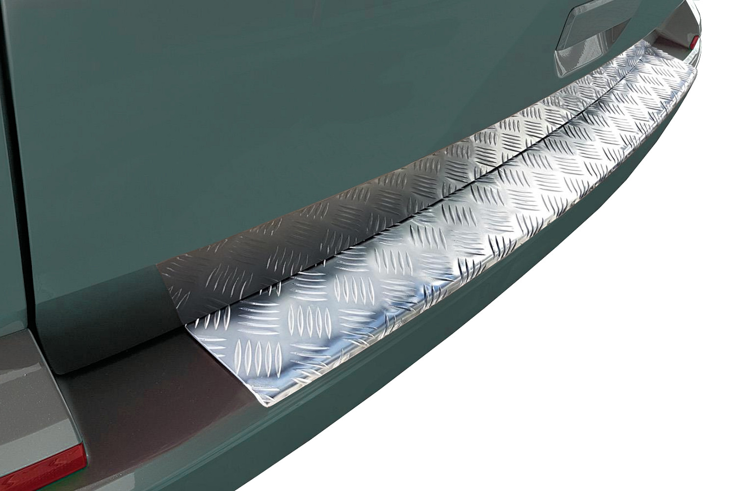 Protection de seuil de coffre Toyota ProAce City 2019-présent aluminium tôle larmée