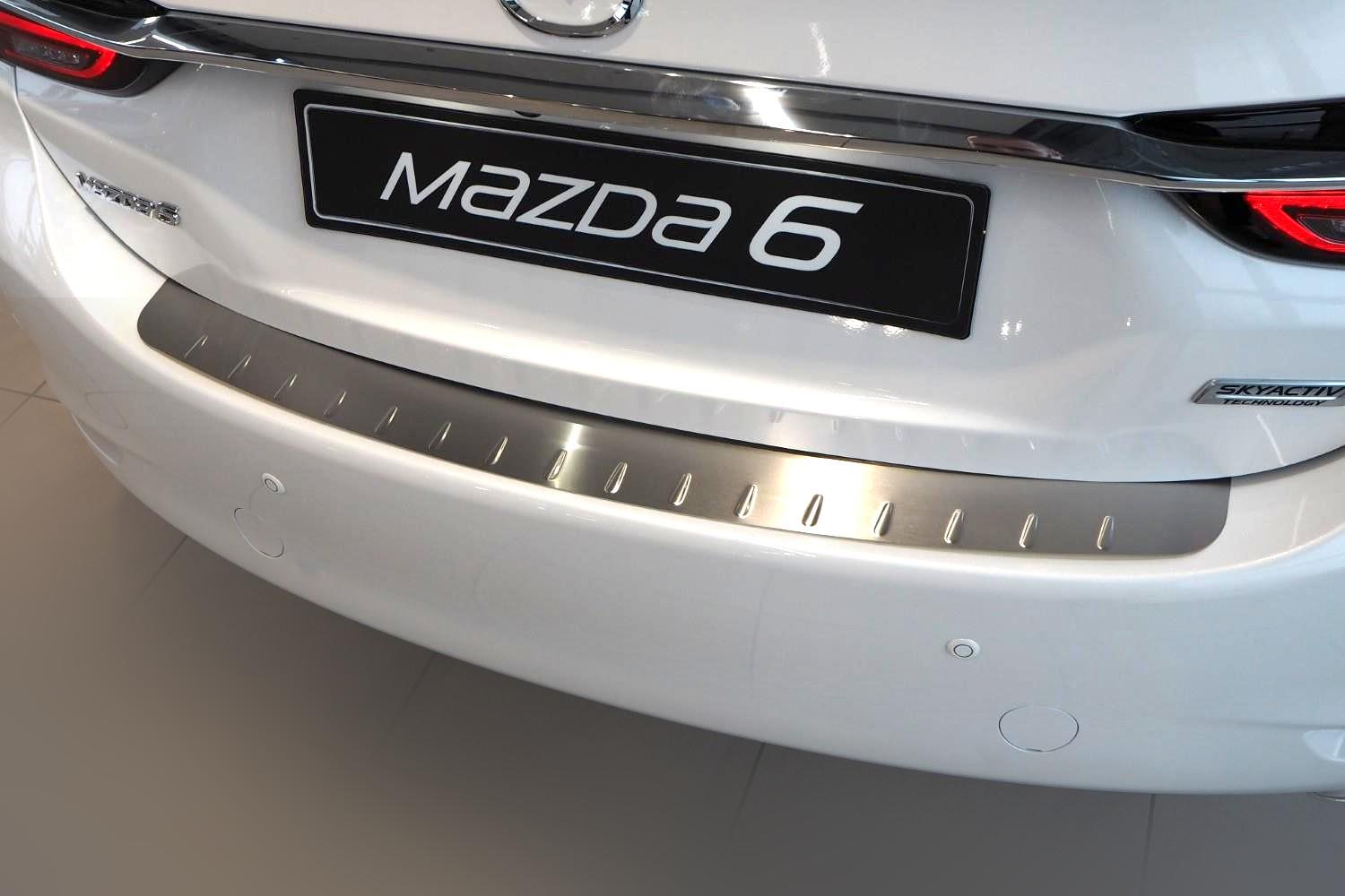 Bumperbeschermer geschikt voor Peugeot 407 SW 2004-2011 wagon RVS geborsteld