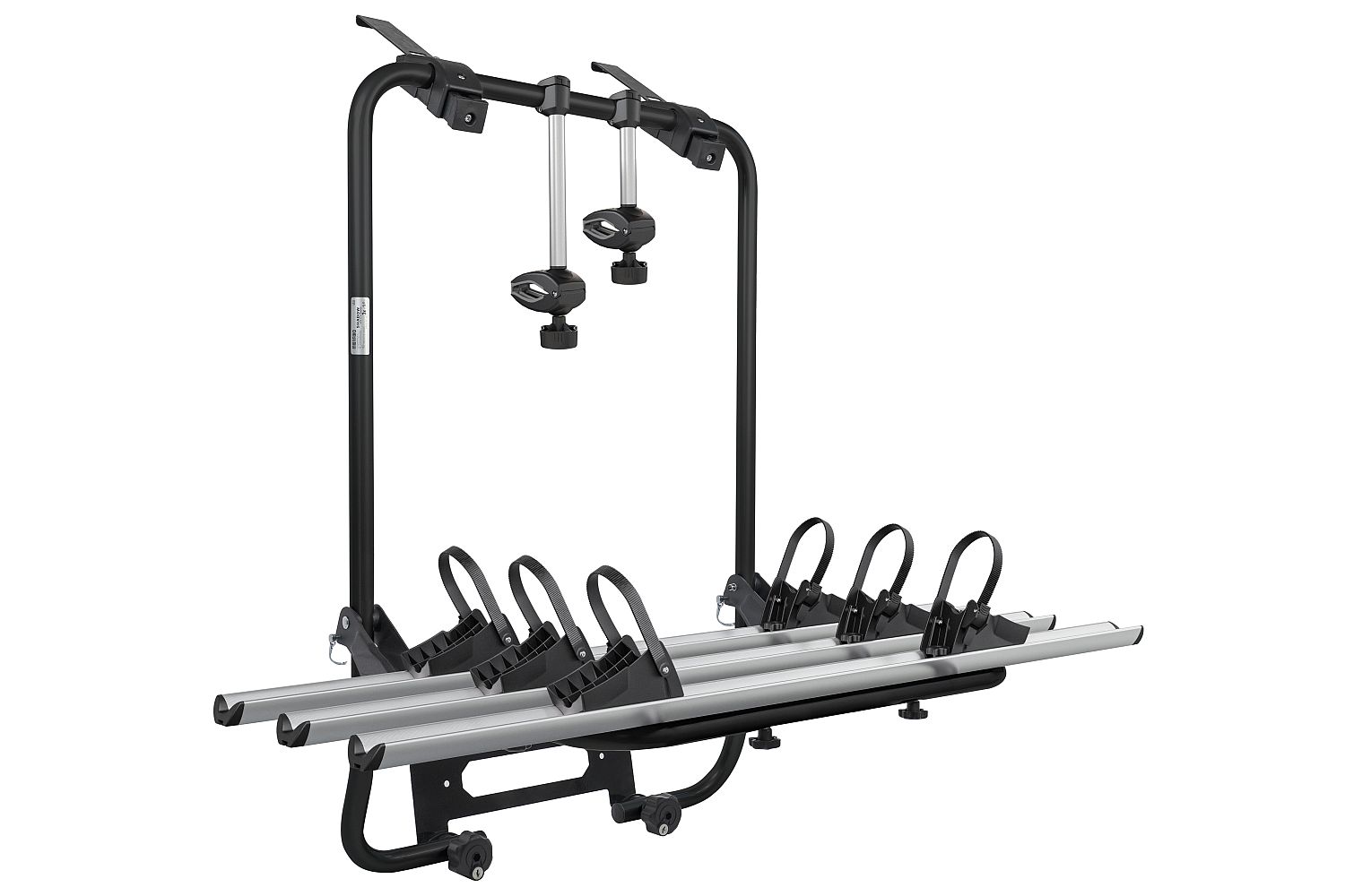 Bike carrier for tailgate suitable for Volkswagen Transporter T5 2003-2015 Menabo Shadow 2.0 Bike carrier for tailgate suitable for Volkswagen Transporter T5 2003-2015 Menabo Shadow 2.0