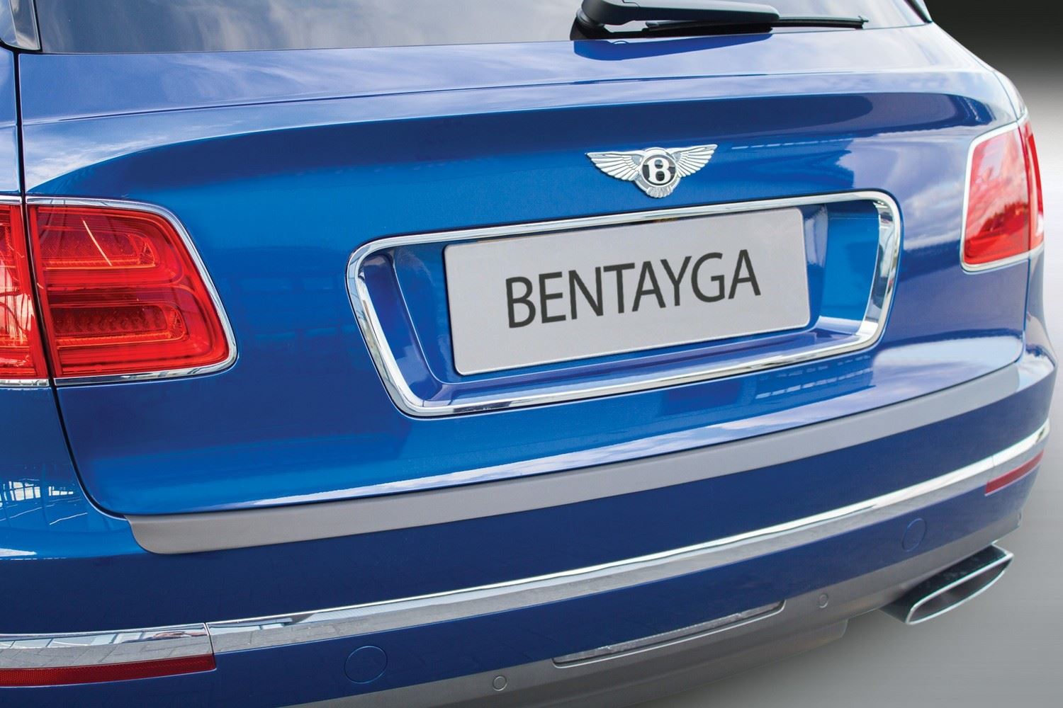 Rear bumper protector Bentley Bentayga 2016-present ABS - matt black