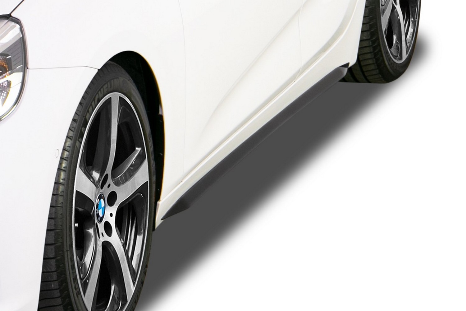 Jupes latérales convient à BMW Série 2 Active Tourer (F45) 2014-2021 &#34;Slim&#34; ABS