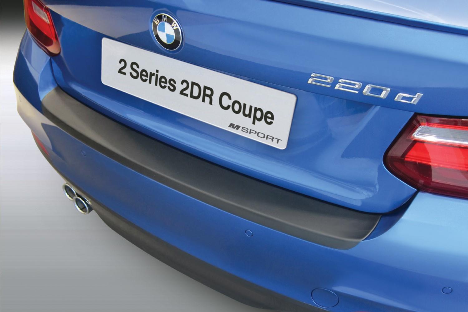 Bumperbeschermer geschikt voor BMW 2 Serie Coupé (F22) - Cabriolet (F23) 2014-2021 ABS - matzwart