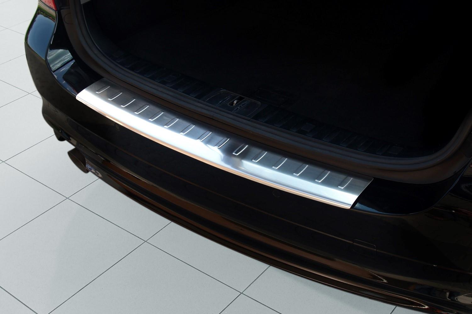 Bumperbeschermer geschikt voor BMW 3 Serie Touring (E91) 2005-2012 wagon RVS geborsteld