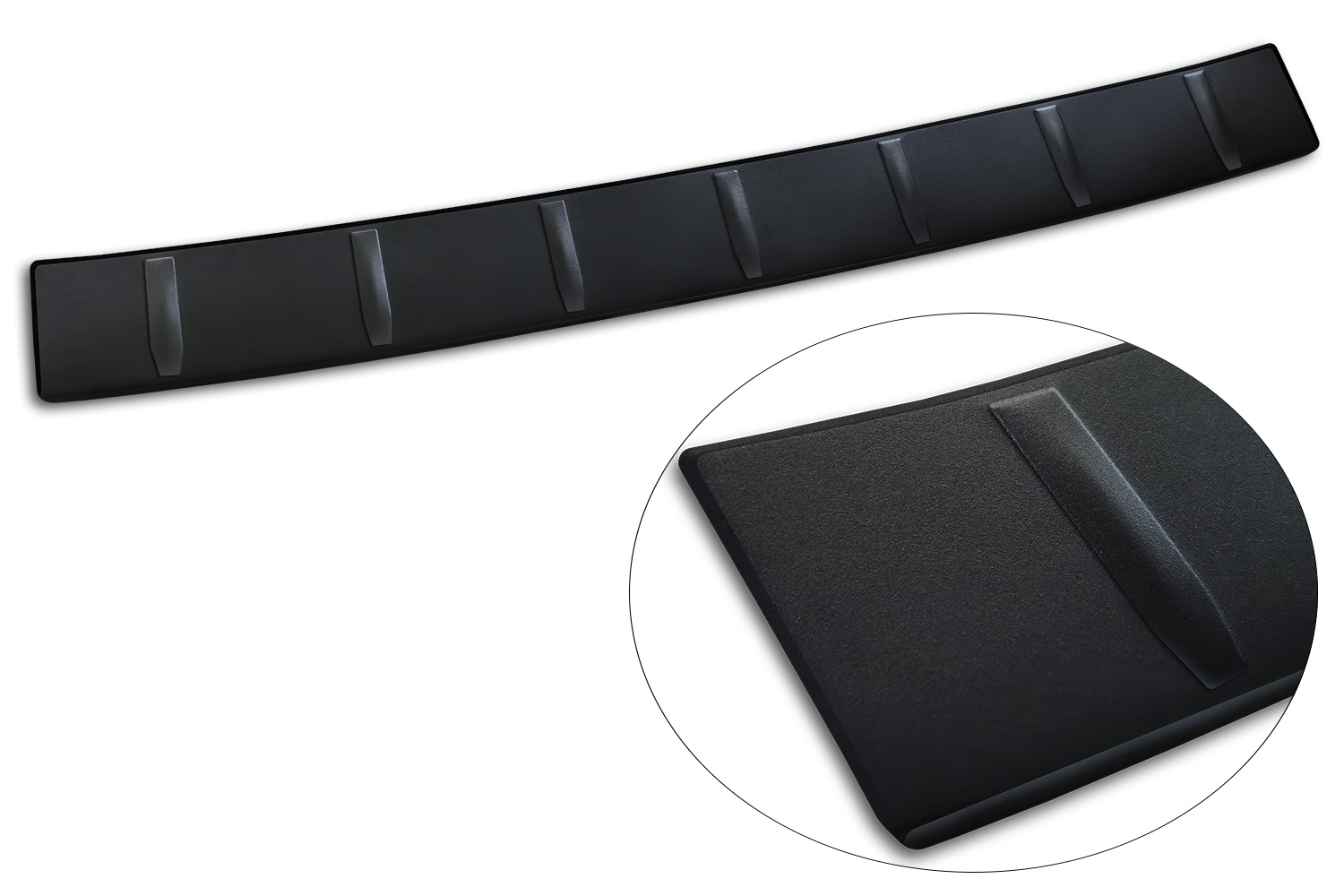 Rear bumper protector suitable for BMW 5 Series Touring (G61) 2024-present wagon stainless steel matt black (5) Rear bumper protector suitable for BMW 5 Series Touring (G61) 2024-present wagon stainless steel matt black (5)