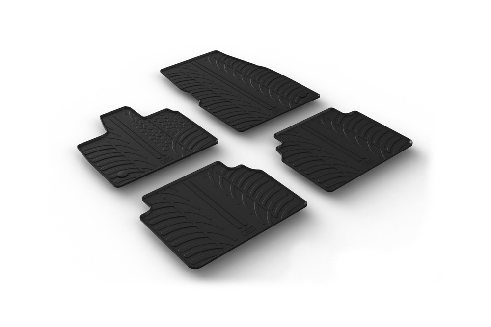 Automatten geschikt voor BMW i3 (I01) 2013-2022 5-deurs hatchback Rubbasol rubber