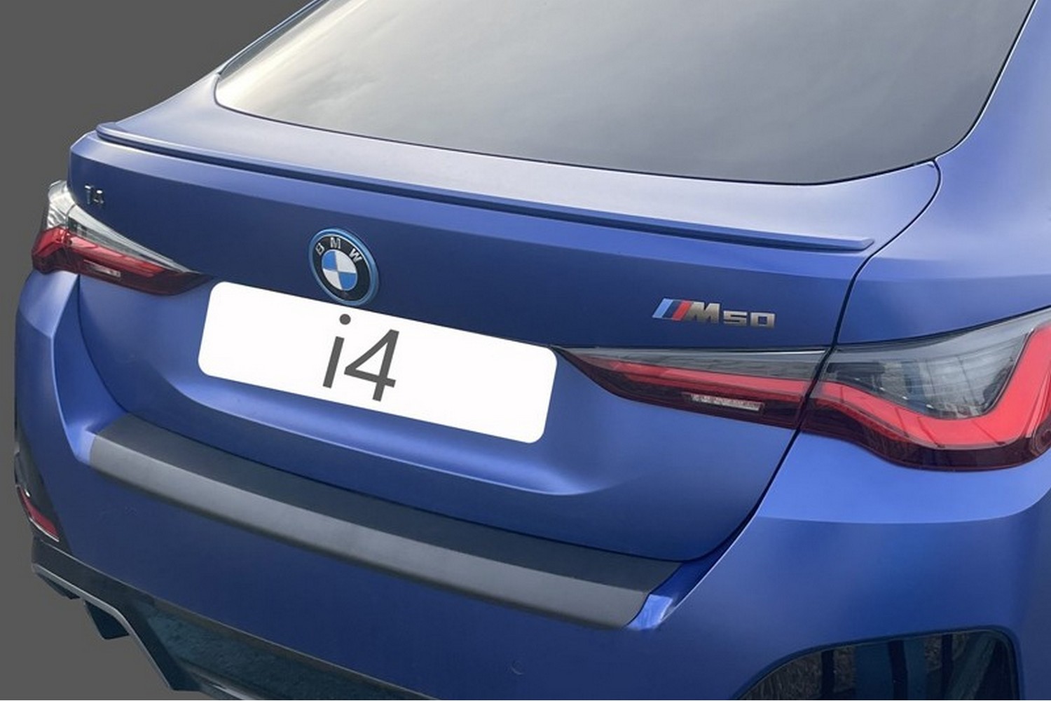 Ladekantenschutz passend für BMW i4 (G26) 2021-heute 5-Türer Schrägheck ABS - Mattschwarz
