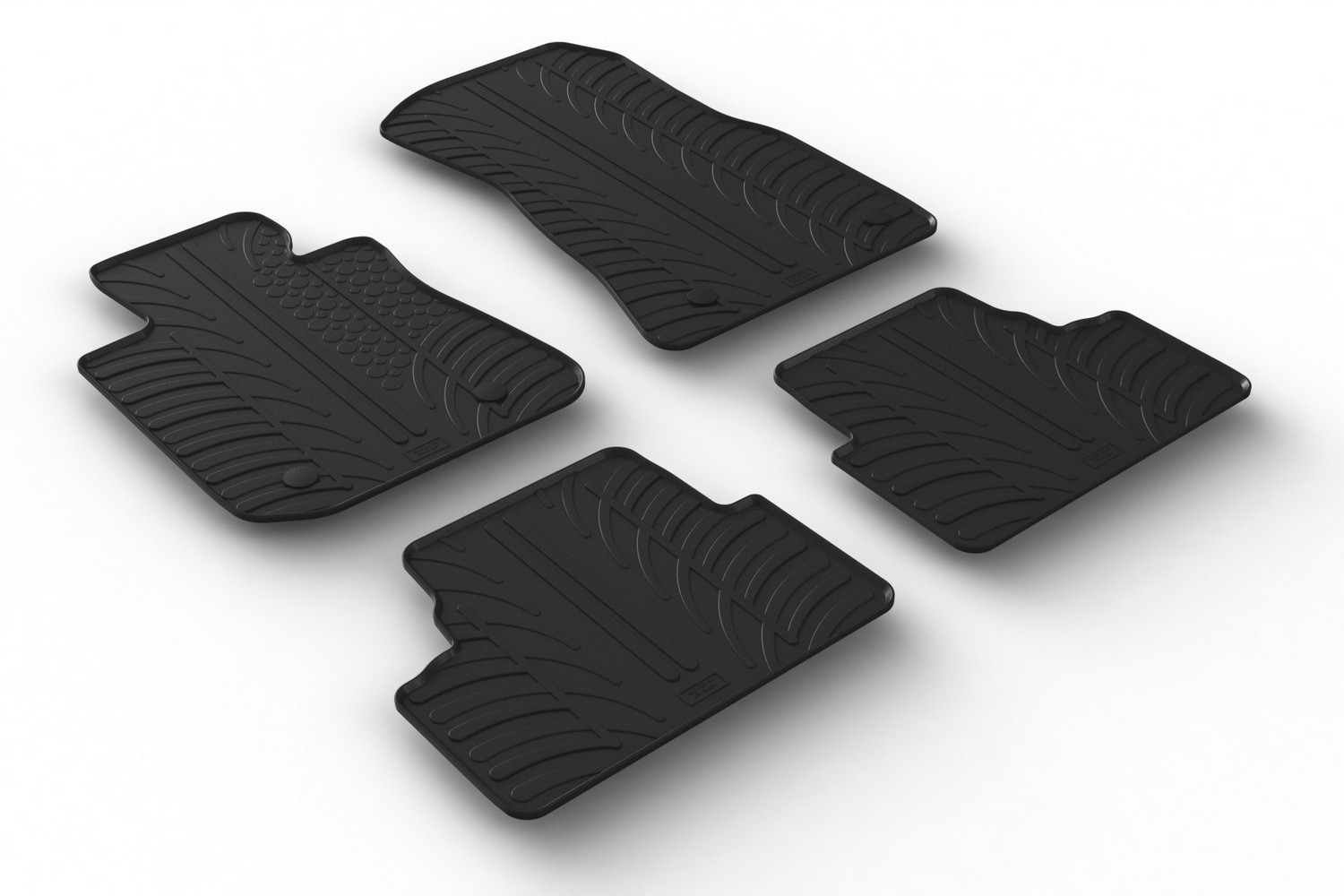 Automatten geschikt voor BMW i4 (G26) 2021-heden 4-deurs sedan Rubbasol rubber