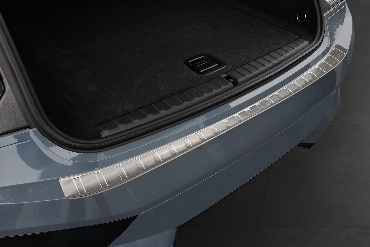 Protection de seuil de coffre convient à BMW iX (I20) 2021-présent acier inox brossé