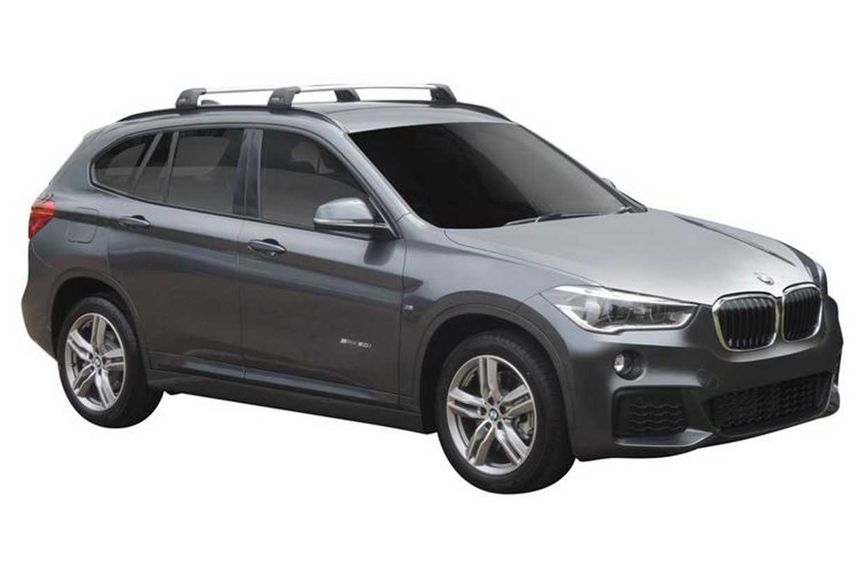 Barres de Toit BMW X1 2015 2019 DESIGN TRANSVERSALES Aluminium barres  integrées