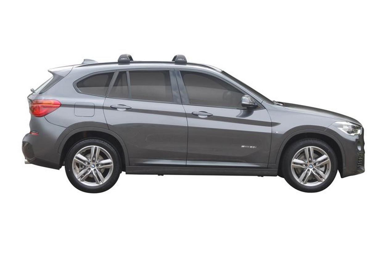Barres de Toit BMW X1 2015 2019 DESIGN TRANSVERSALES Aluminium barres  integrées