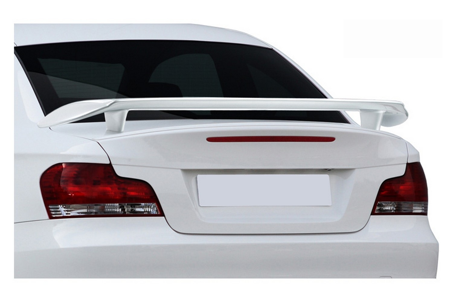 Becquets Arrière Voiture pour BMW Serie 1 Series 1er E82 E88  Coupé/Cabriolet/M Coupé 2004-2011, Aileron Voiture Coffre ArrièRe Voiture  Spoiler