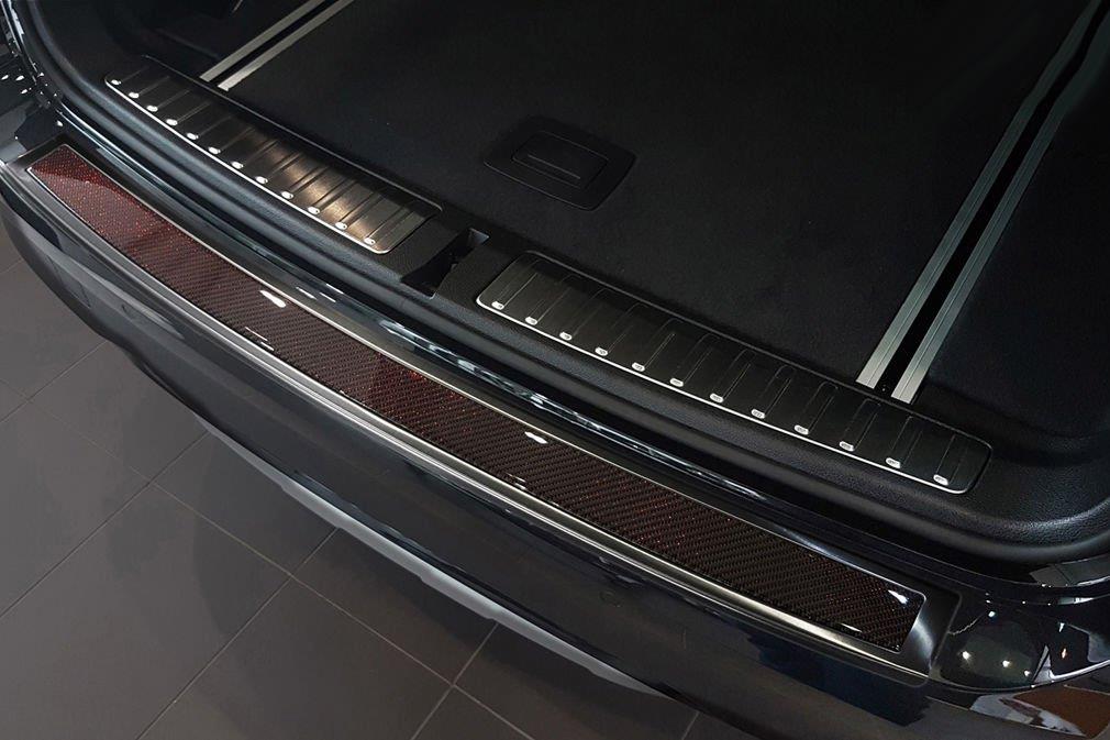 Hochglanz CPE (G01) - Ladekantenschutz Carbon | schwarz X3 BMW Edelstahl