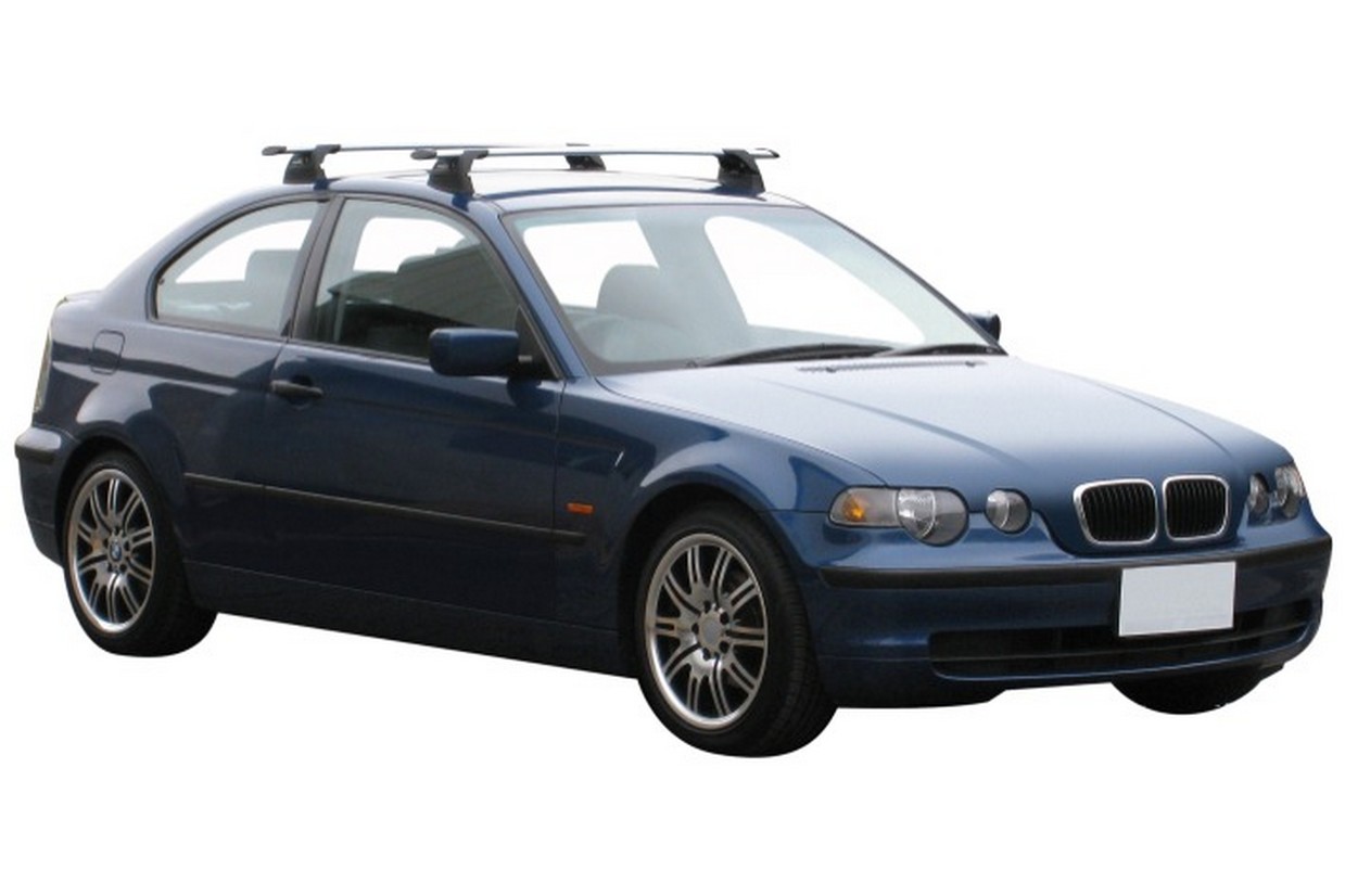 Roof bars BMW 3 Series Compact E46 Yakima silver CarParts Expert