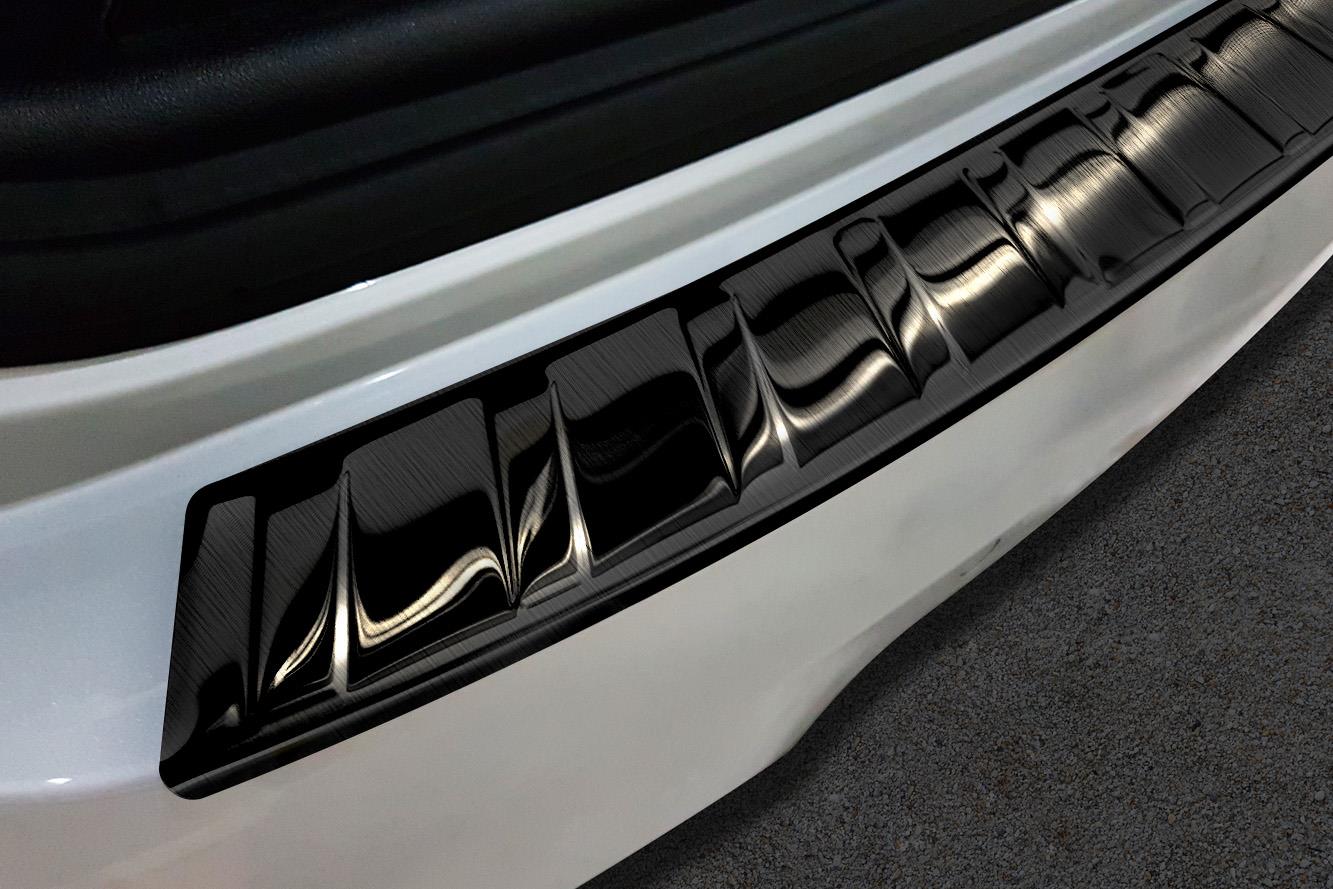 Ladekantenschutz Edelstahl Carbon Silber Schwarz für BMW X3 G01 M-paket ab 2017