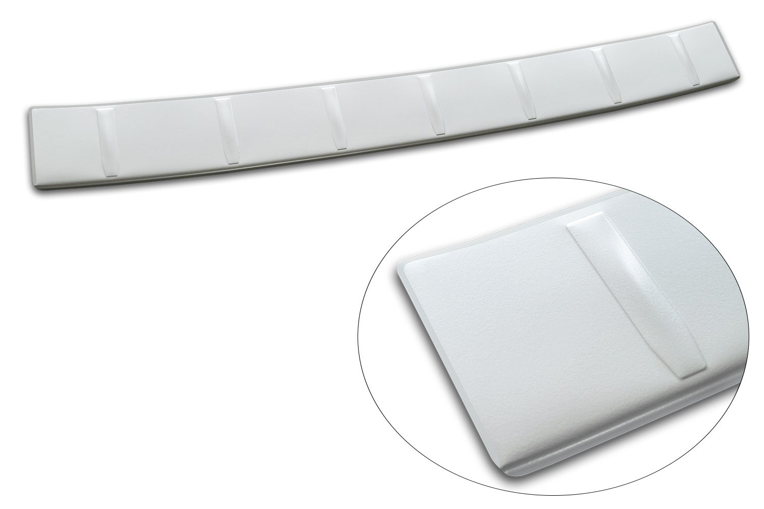 Rear bumper protector suitable for BMW 5 Series Touring (G61) 2024-present wagon stainless steel light grey (5)