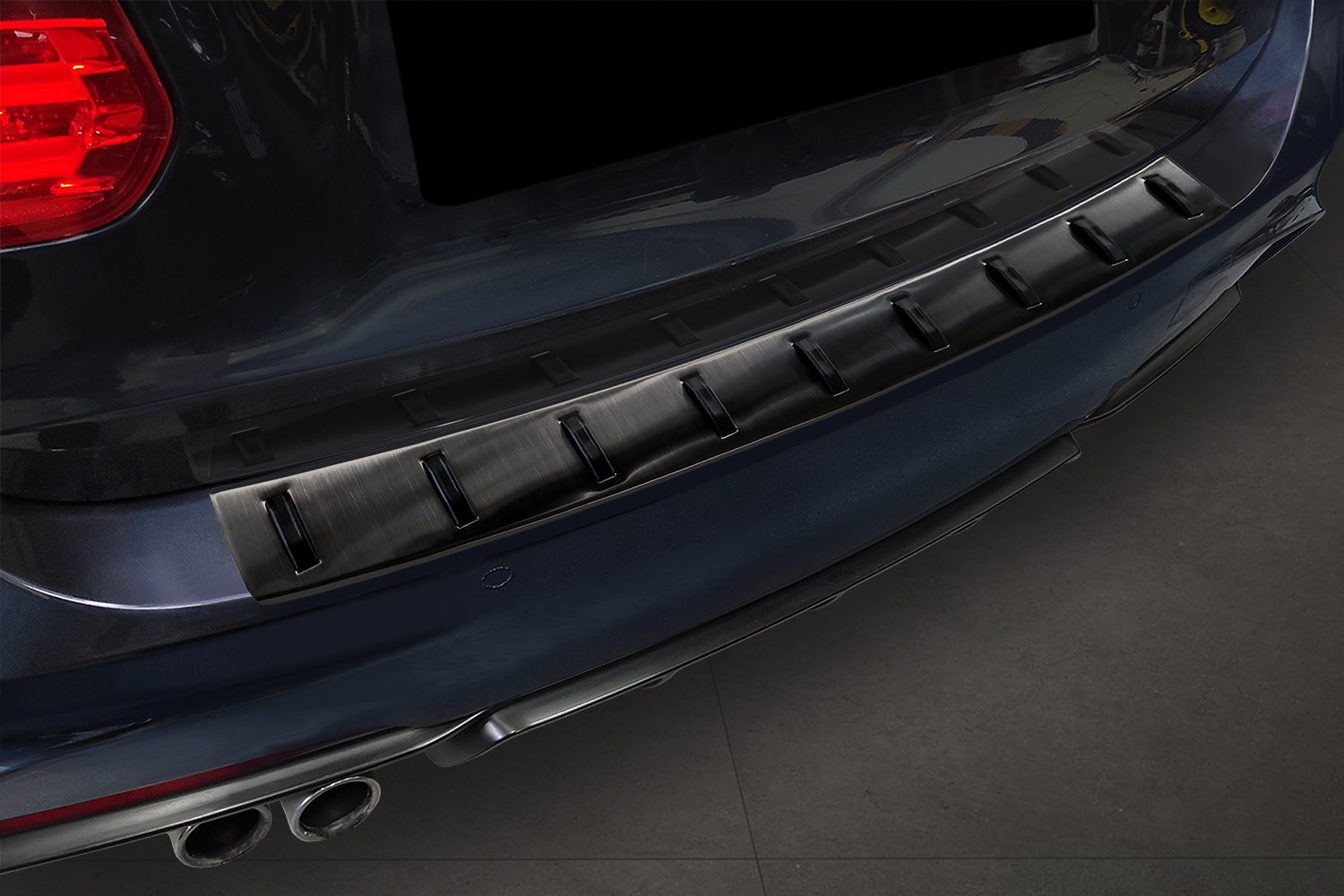 Bumperbeschermer BMW 3 Serie Touring (F31) 2012-2019 wagon RVS geborsteld antraciet - Strong