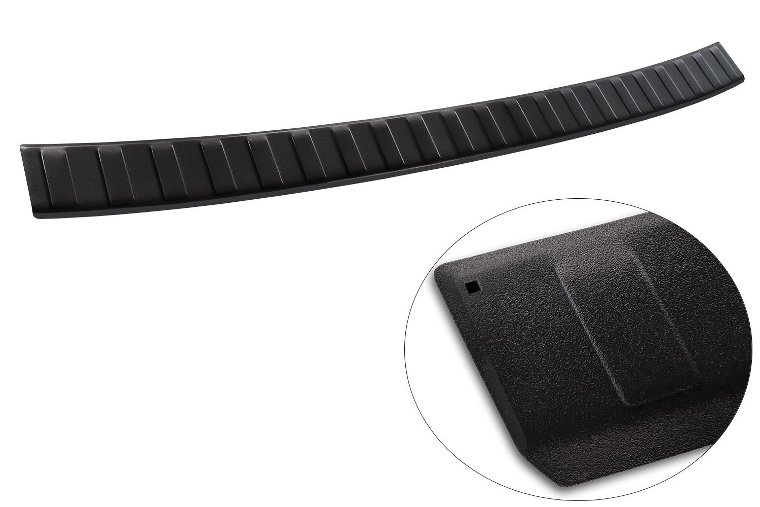 Rear bumper protector BMW X1 (F48) 2015-2022 stainless steel anthracite matt (5) Rear bumper protector BMW X1 (F48) 2015-2022 stainless steel anthracite matt (5)