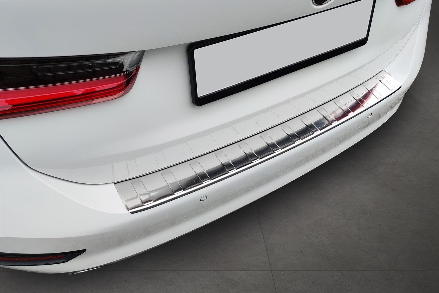 Ladekantenschutz passend für BMW 3er Touring (G21) 2019-2022 Kombi Edelstahl gebürstet