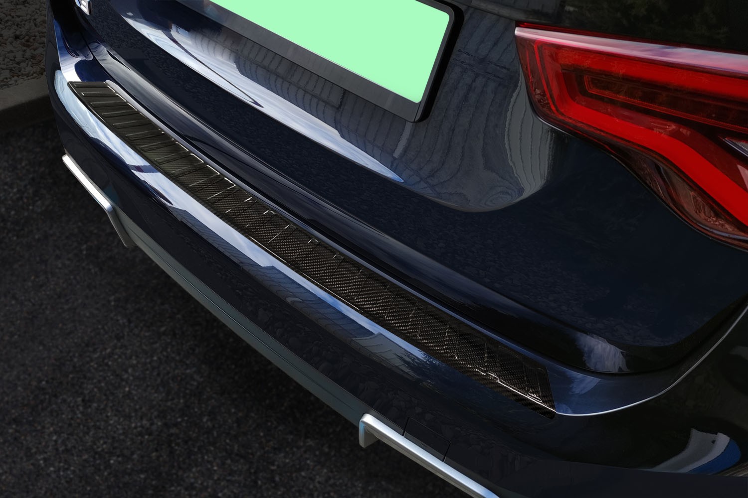 Bumperbeschermer geschikt voor BMW iX3 (G08) 2020-2021 carbon