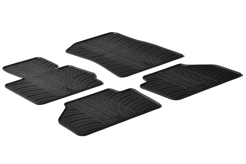 Fußmatten passend für BMW X3 (F25) 2010-2017 Rubbasol Gummi